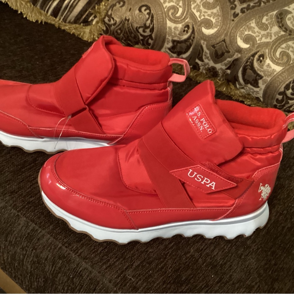 U.S. Polo Assn. Red Sneakers